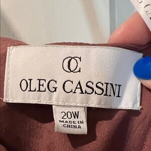 Oleg Cassini Dusty Rose Dress